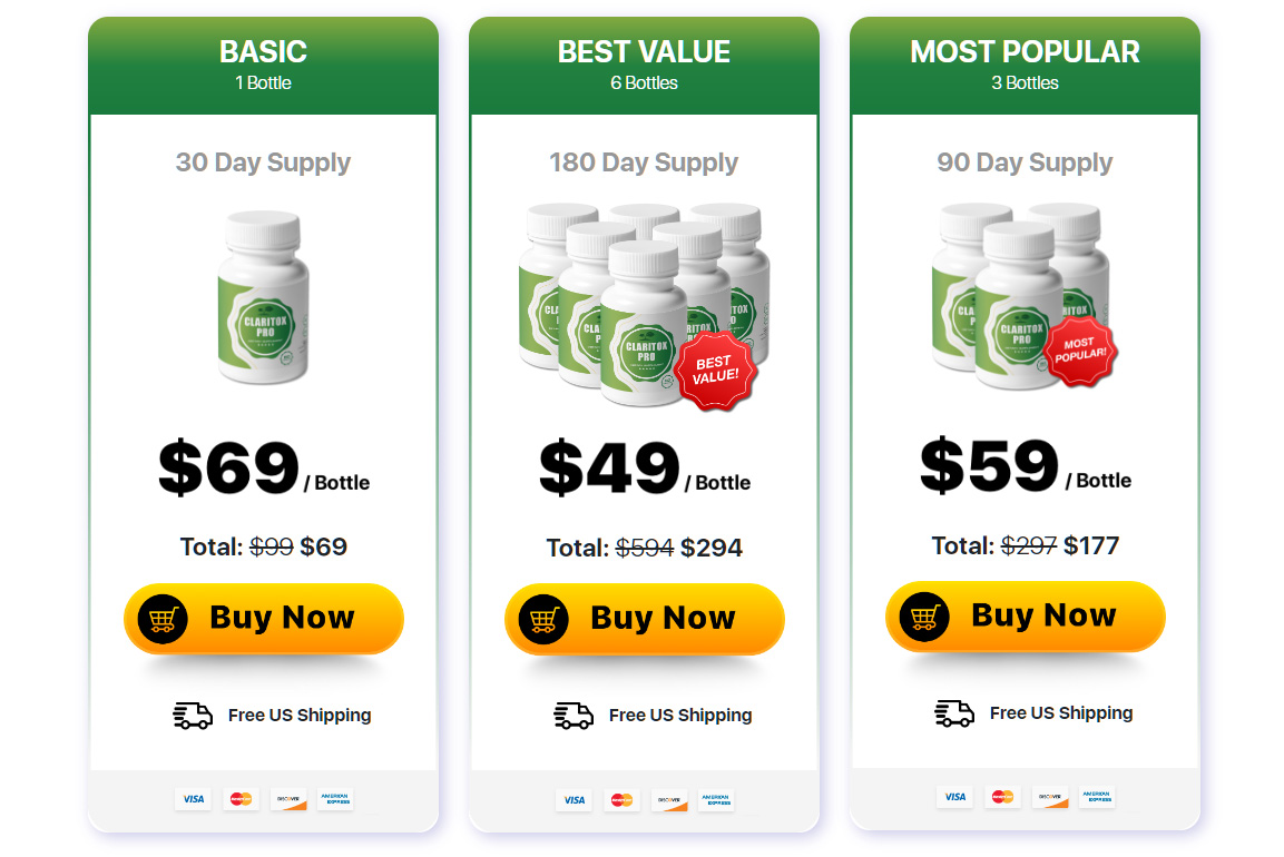 TheClaritox.com price